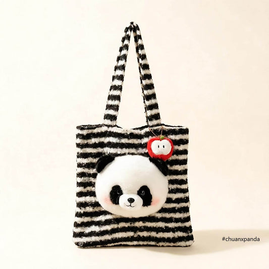 Large Size Panda Tote Bag for Panda Lovers, in 3 Styles