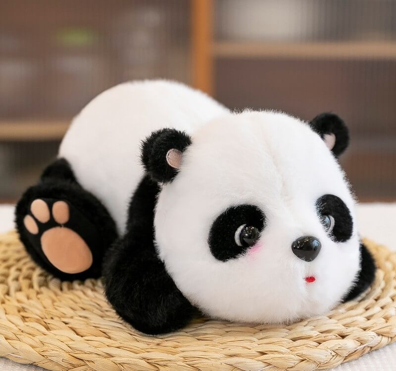 Panda Plush, Giant Panda Soft Toy, 2 Styles, 3 Inches