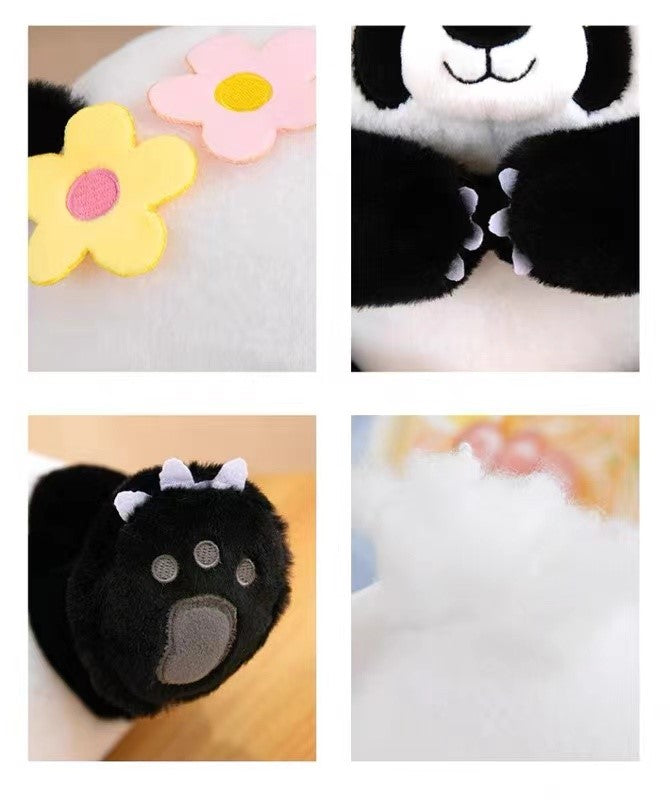 Peluche panda géant, poupée panda Hehua, en 4 tailles