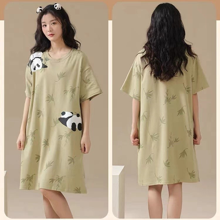 Pijama Panda para Mujer, Vestido Panda