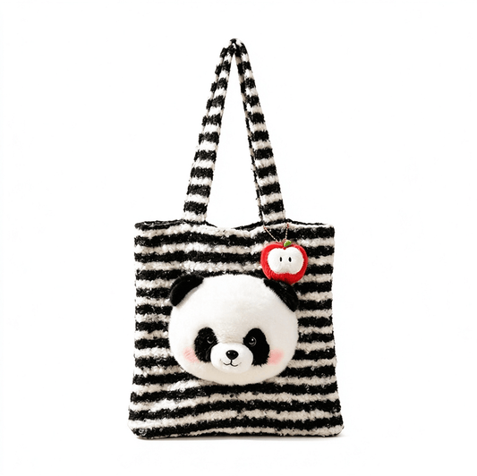 Large Size Panda Tote Bag for Panda Lovers, in 3 Styles