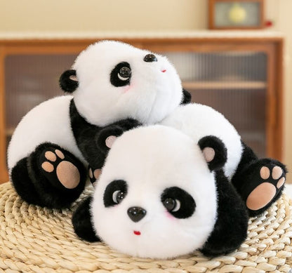 Panda Plush, Giant Panda Soft Toy, 2 Styles, 3 Inches