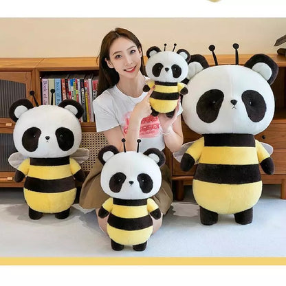 Oversized Stuffed Panda, Bee Panda Plush in 4 Sizes