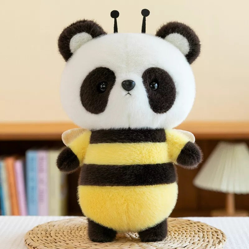 Oversized Stuffed Panda, Bee Panda Plush in 4 Sizes