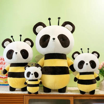 Oversized Stuffed Panda, Bee Panda Plush in 4 Sizes