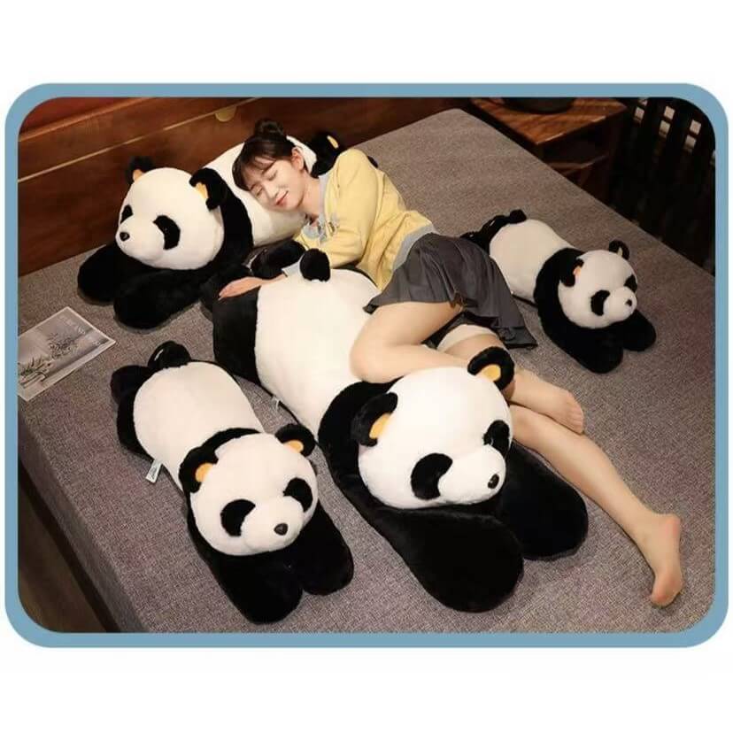 Cuddly Giant Panda Plush, Panda Life Pillow in 4 Sizes