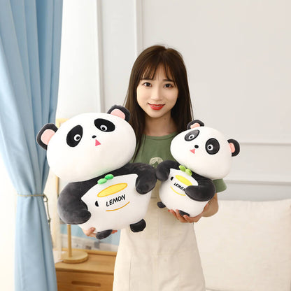 Oso Panda Peluche, en Estilo Limón, en 4 Tamaños