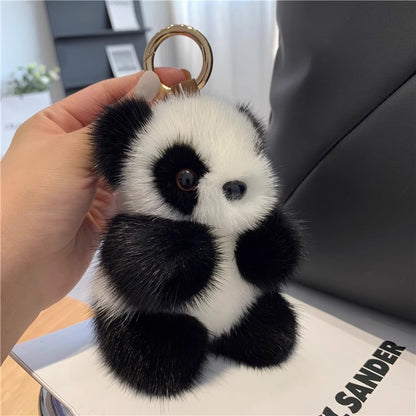 Peluches de Panda, Pequeños Osos de Peluche para Llavero