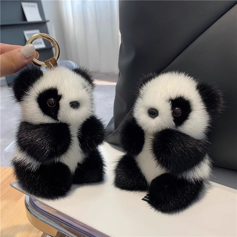 Peluches de Panda, Pequeños Osos de Peluche para Llavero