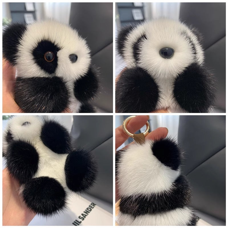 Peluches de Panda, Pequeños Osos de Peluche para Llavero