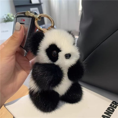 Peluches de Panda, Pequeños Osos de Peluche para Llavero