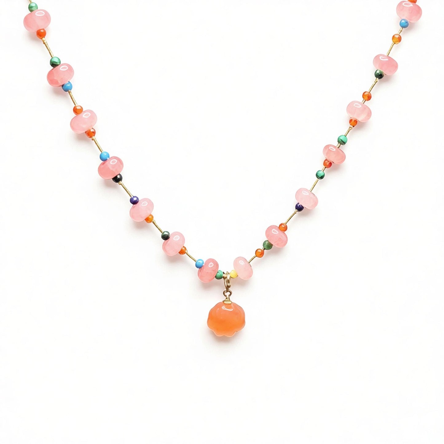 Pink Panda Paw Necklace — Summer Panda Jewelry in Your Heart