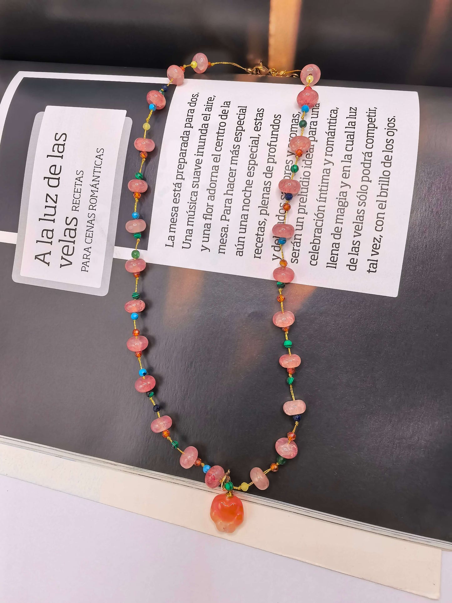 Pink Panda Paw Necklace — Summer Panda Jewelry in Your Heart