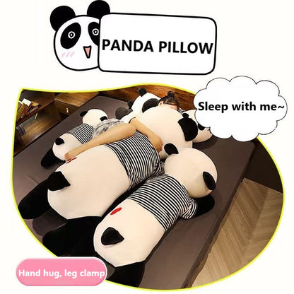 Peluche de panda gigante, almohada corporal de panda gigante en 4 tamaños