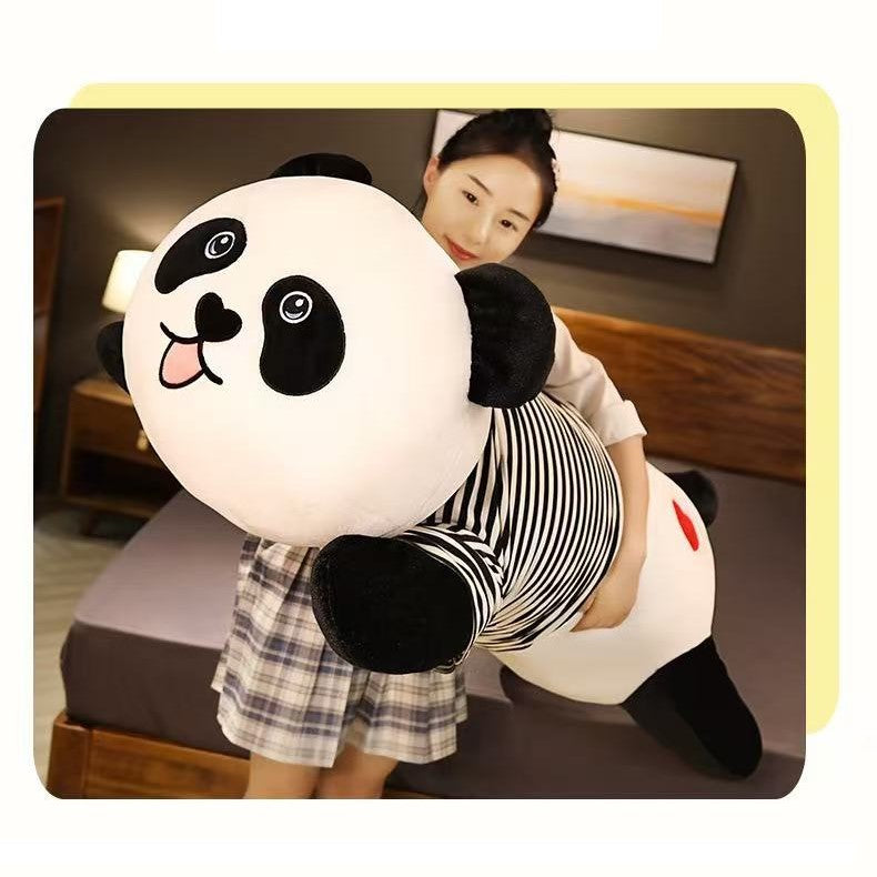 Peluche de panda gigante, almohada corporal de panda gigante en 4 tamaños