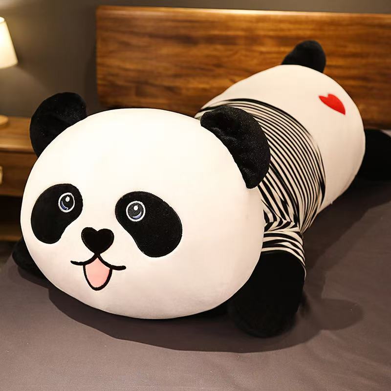 Peluche de panda gigante, almohada corporal de panda gigante en 4 tamaños