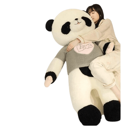 New Giant Panda Plush, Cartoon Panda Plush Toy in 4 Sizes