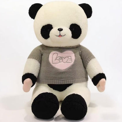 New Giant Panda Plush, Cartoon Panda Plush Toy in 4 Sizes