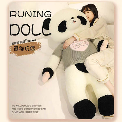 New Giant Panda Plush, Cartoon Panda Plush Toy in 4 Sizes