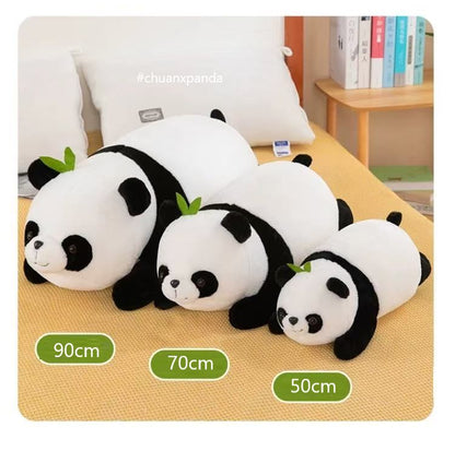 He Ye Panda Doll, Fluffy Panda Bear Plush Toy 🍀