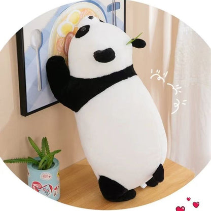He Ye Panda Doll, Fluffy Panda Bear Plush Toy 🍀