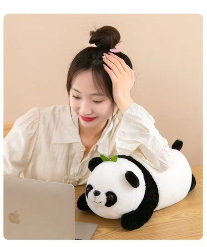 He Ye Panda Doll, Fluffy Panda Bear Plush Toy 🍀