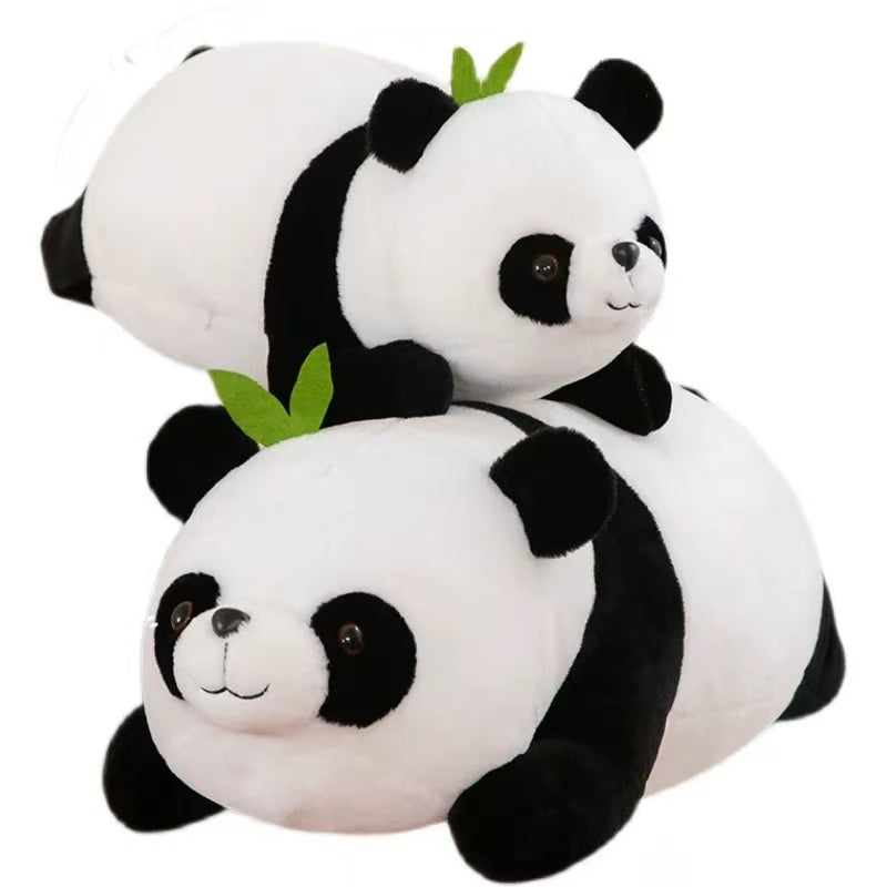 He Ye Panda Doll, Fluffy Panda Bear Plush Toy 🍀