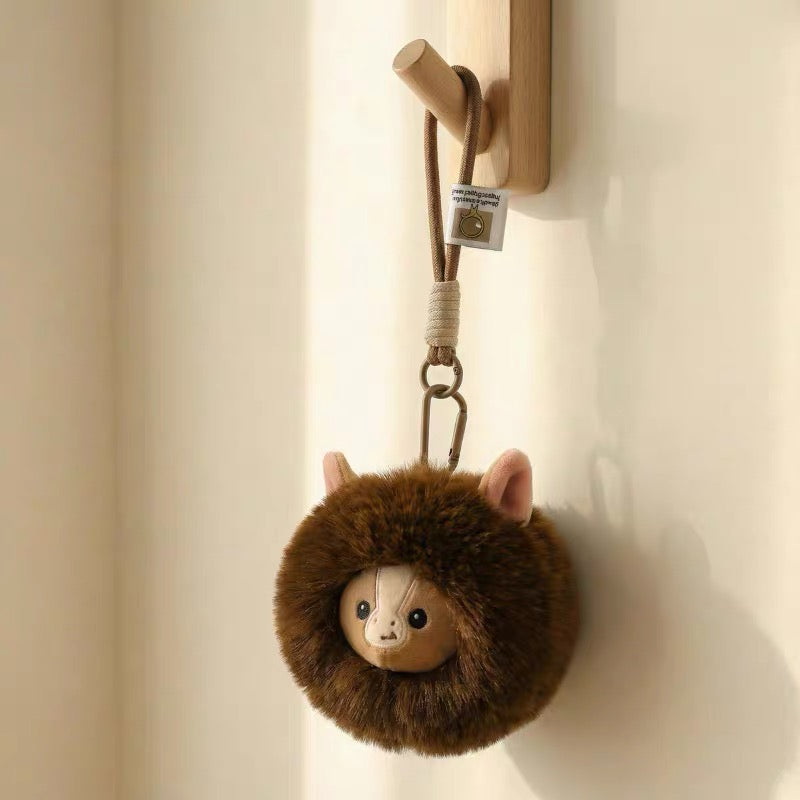 Chubby Horse Plush Toy, Horse Plush for Bag Charm, Zodiac Plush🐴