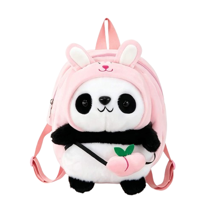 Mochila Súper Linda de Panda-Conejo, Bolso Escolar de Panda