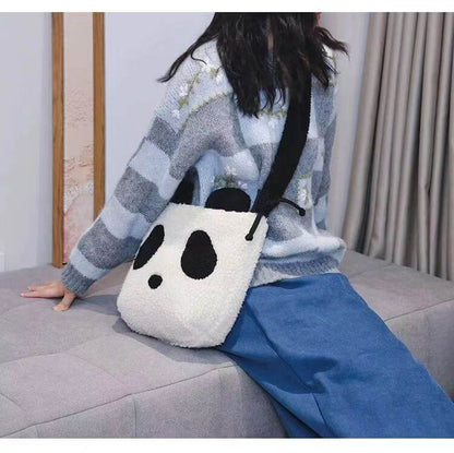 Panda Bolsa: Bolso de cubo de gran capacidad en 2 materiales