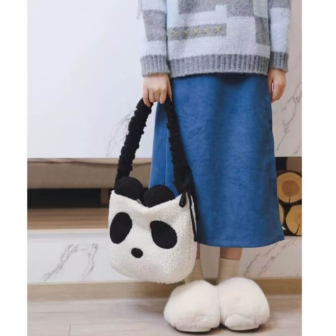 Panda Bolsa: Bolso de cubo de gran capacidad en 2 materiales