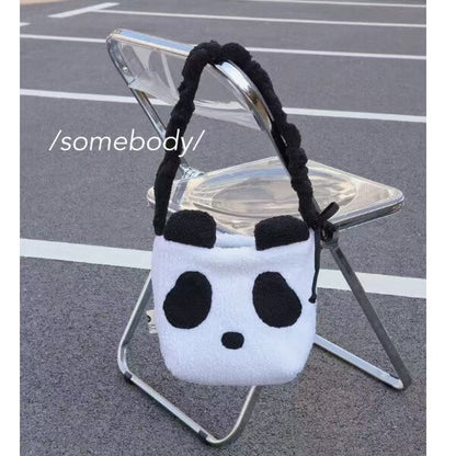 Panda Bolsa: Bolso de cubo de gran capacidad en 2 materiales
