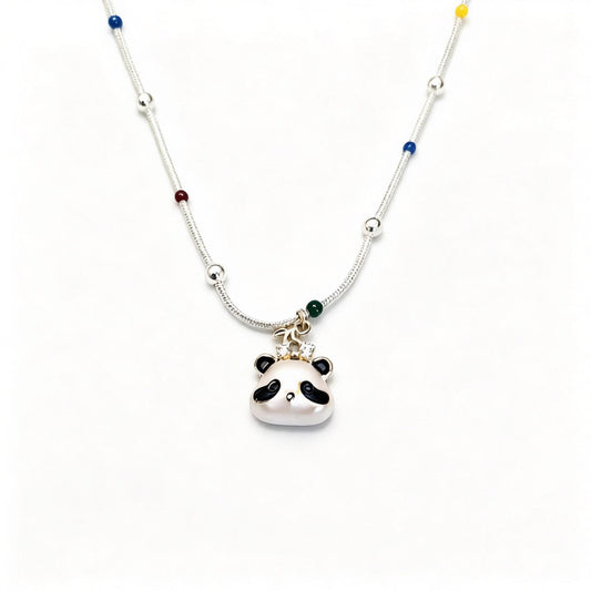 Gargantilla delicada de panda, exclusivo collar de panda "Beloved"