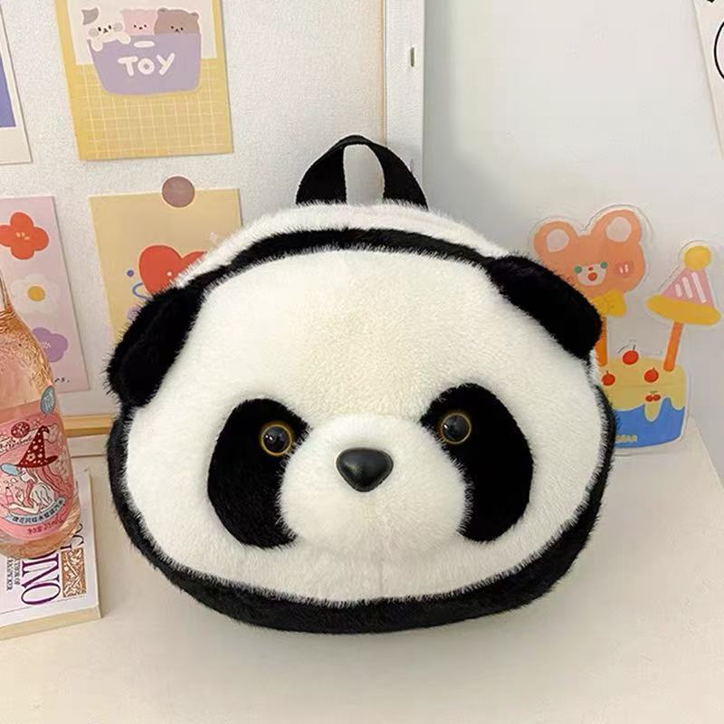 Mochila Panda, con Cabeza de Panda Grande, 11''