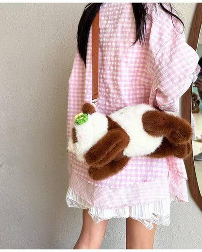 Qizai Panda Bag, Huahua Panda Bag with Fortune Mark
