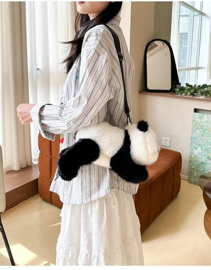 Qizai Panda Bag, Huahua Panda Bag with Fortune Mark