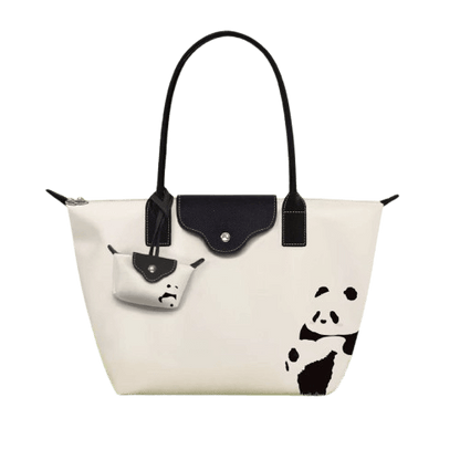 Adorable Panda Bolso Tote, Le Pliage, en 2 colores