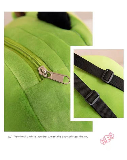 Mochila Súper Linda de Panda-Conejo, Bolso Escolar de Panda