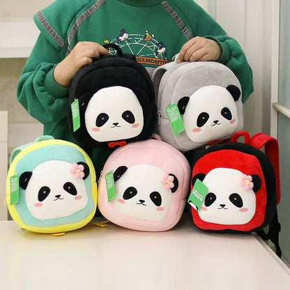 Unique Panda Backpack, Square-Round Shape in 5 Colors