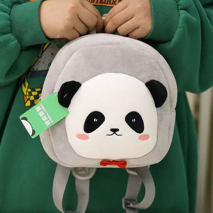 Unique Panda Backpack, Square-Round Shape in 5 Colors