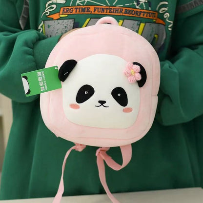 Unique Panda Backpack, Square-Round Shape in 5 Colors