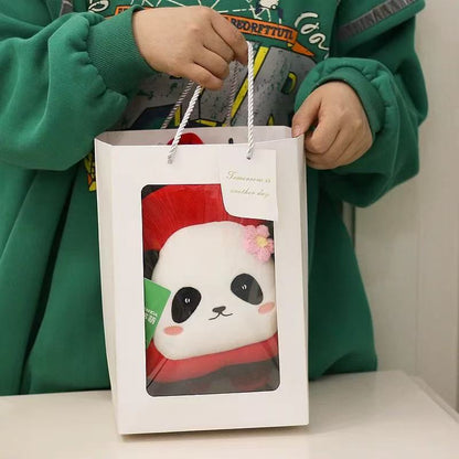 Unique Panda Backpack, Square-Round Shape in 5 Colors