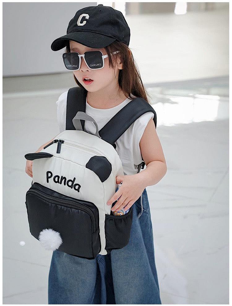 Sac à dos Panda : joli sac à dos avec oreilles de panda 3D pour enfants en 4 couleurs