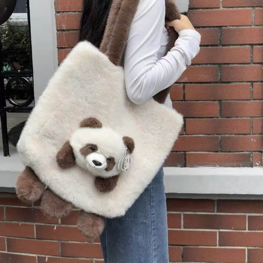 Super Soft Panda Tote Bag