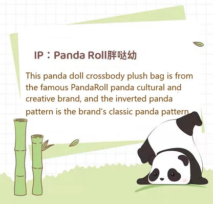 Panda Bag, Sac Bandoulière Panda en Peluche avec PandaRoll IP