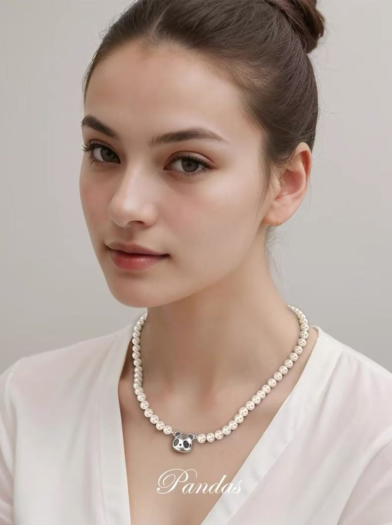 Cute & Elegant Panda Pearl Necklace