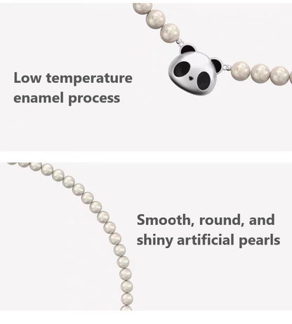 Cute & Elegant Panda Pearl Necklace