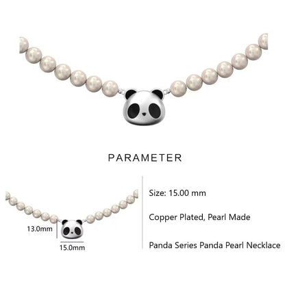 Cute & Elegant Panda Pearl Necklace