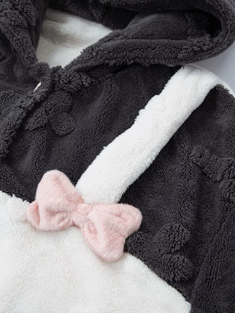 Pyjama Panda Bear, Ensembles de pyjama pour femmes, avec poche Panda