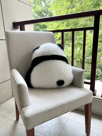 Fluffy Panda Pillow in 2 Styles, 19.69''